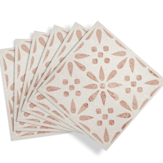 selbstklebende Bodenfliesen Vintage Flowers (11er Set) image number null